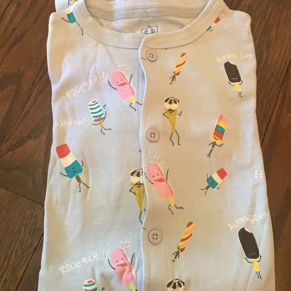 Kids Icecream Print Onesie PJ’s NWT by Arborist - Picture 2 of 6